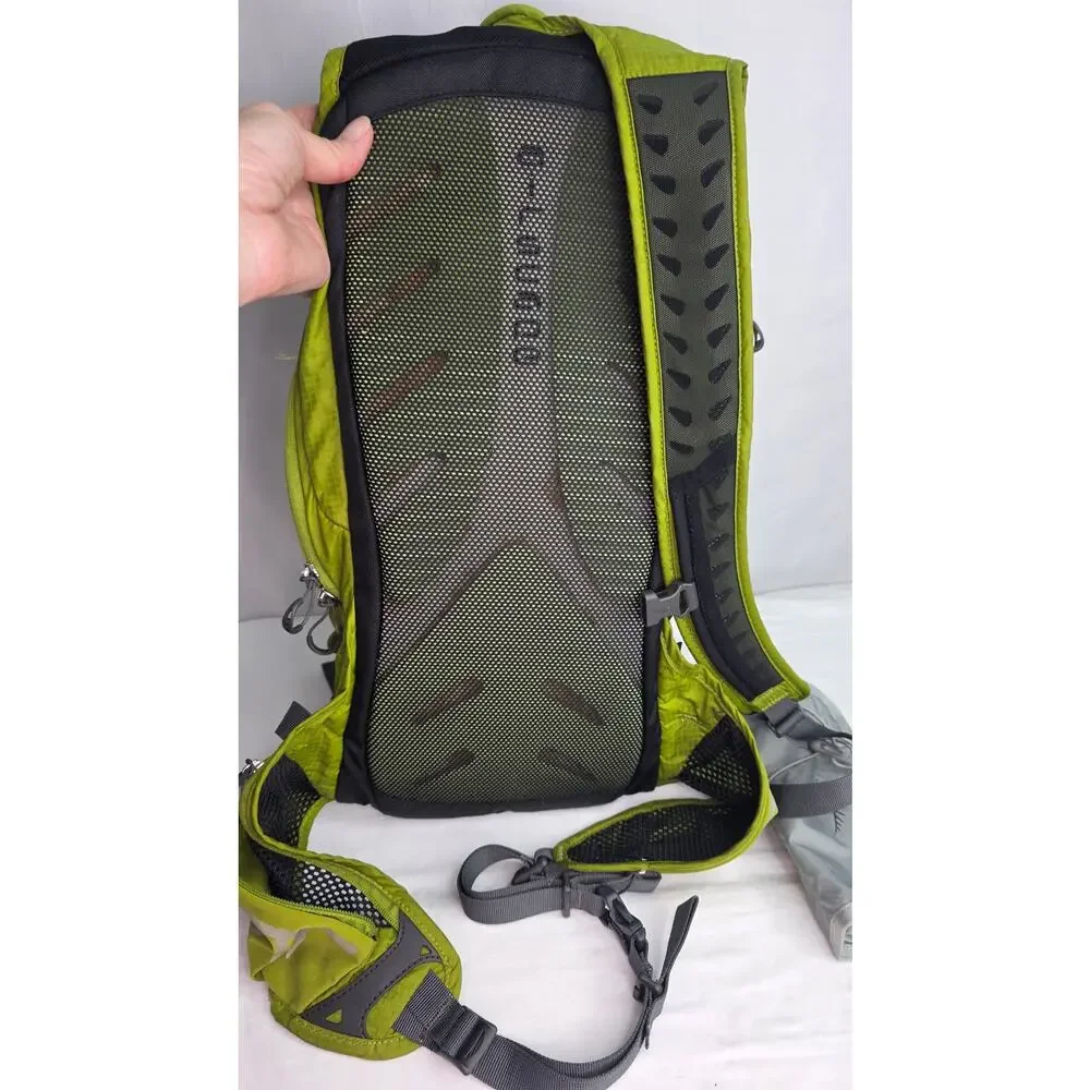 Osprey Raptor 6 Hydration Backpack Green Hiking Cycling Day Pack NO Bladder